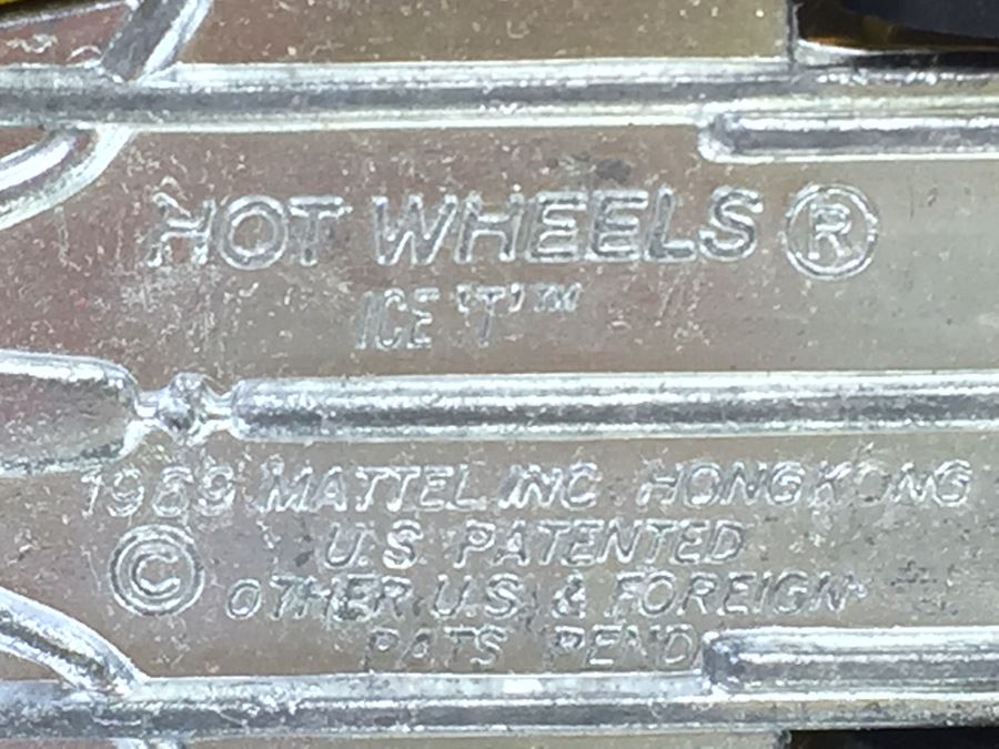 HOT WHEELS Redline 'ICE T' Yellow Vintage 1969 Mattel Hong Kong [Photo 12]