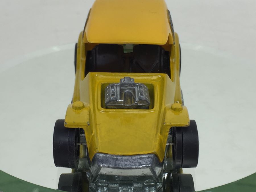 HOT WHEELS Redline 'ICE T' Yellow Vintage 1969 Mattel Hong Kong [Photo 6]