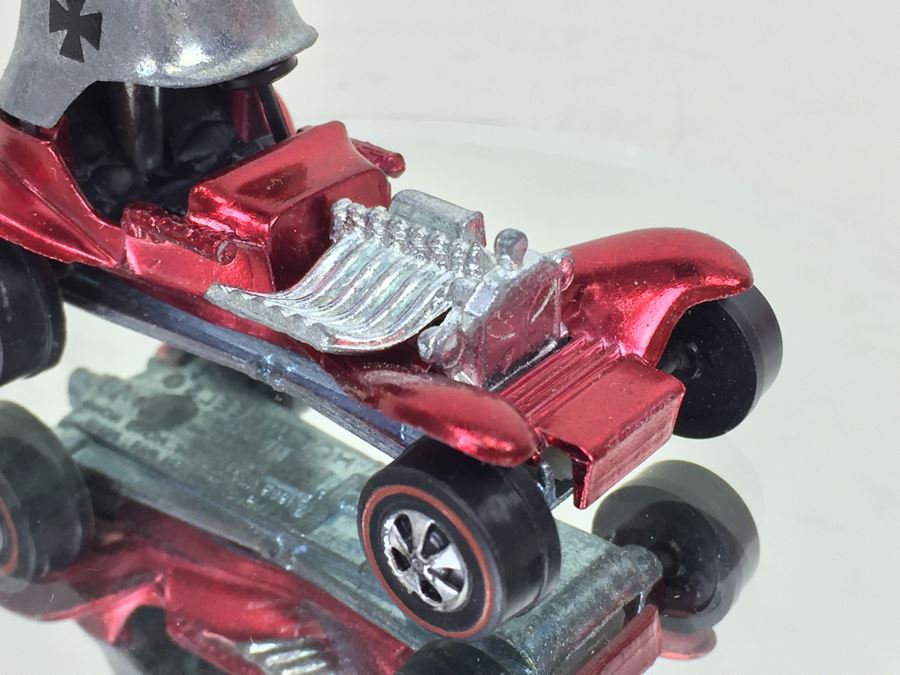 Hot Wheels Redline Red Baron Red Vintage 1969 Mattel Hong Kong 8868