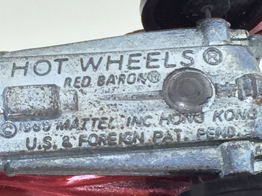 HOT WHEELS Redline 'Red Baron' Red Vintage 1969 Mattel Hong Kong [Photo 10]