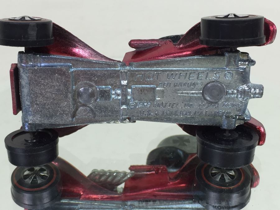 hot wheels vintage red baron 1969