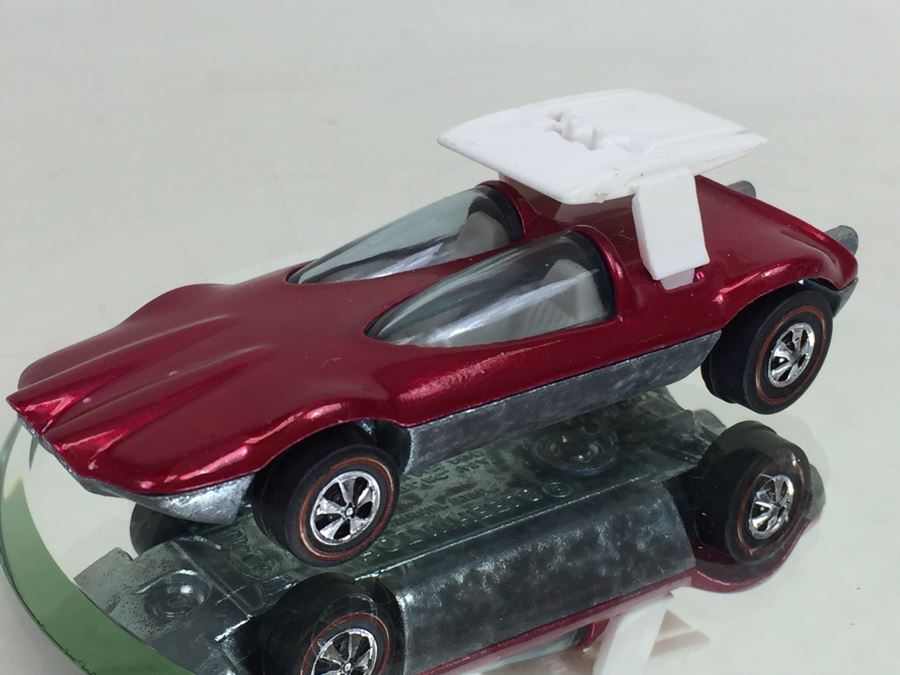 HOT WHEELS Redline 'Swingin Wing' Red Vintage 1969 Mattel USA [Photo 9]