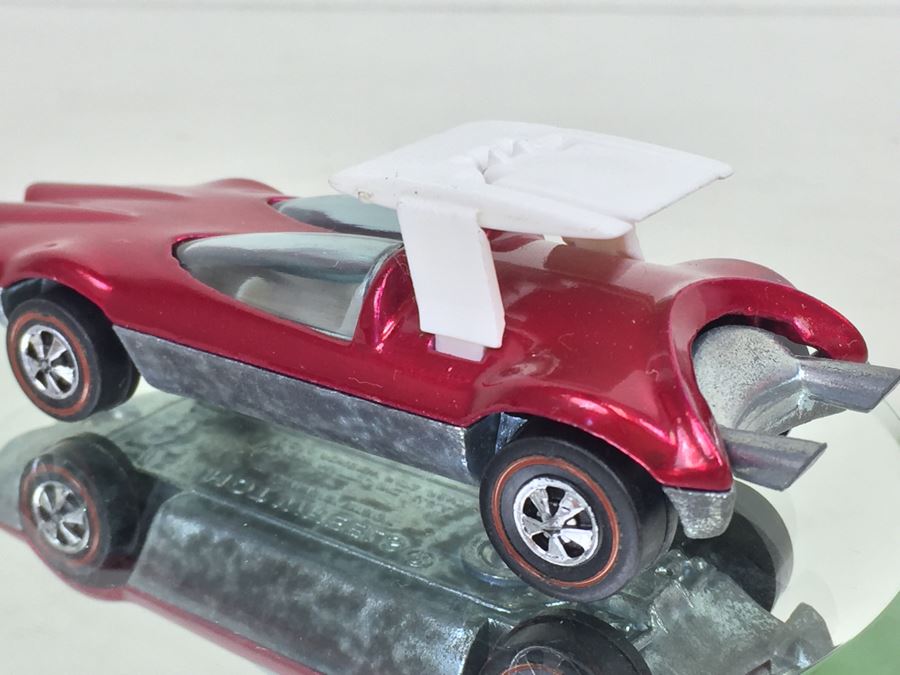 HOT WHEELS Redline 'Swingin Wing' Red Vintage 1969 Mattel USA [Photo 11]