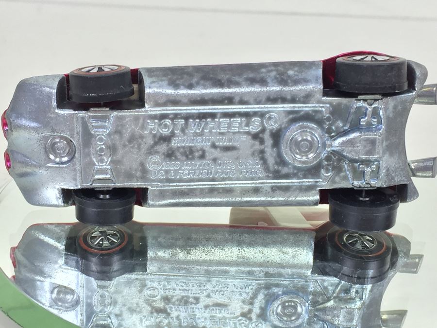 HOT WHEELS Redline 'Swingin Wing' Red Vintage 1969 Mattel USA [Photo 13]
