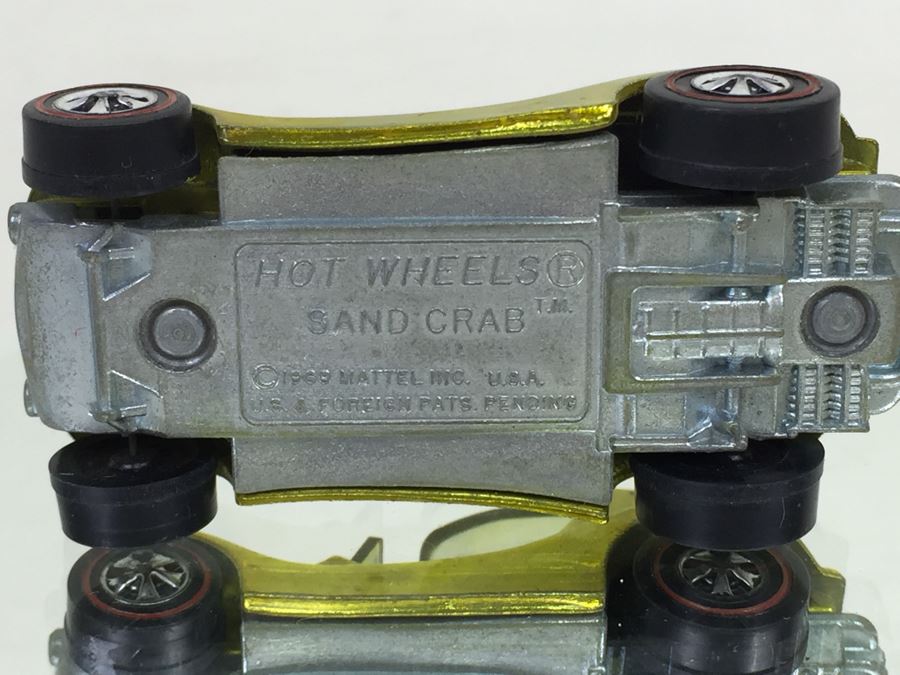HOT WHEELS Redline 'Sand Crab' Yellow Vintage 1969 Mattel USA [Photo 11]