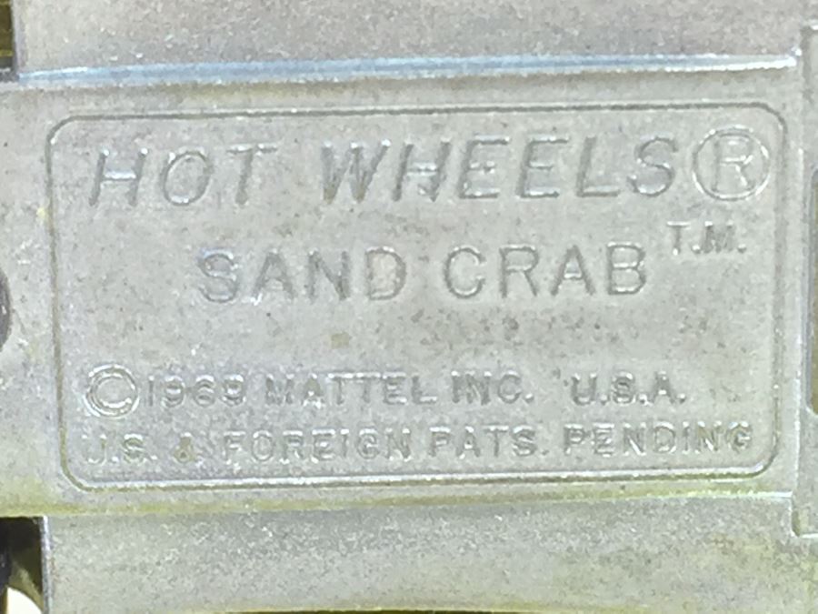HOT WHEELS Redline 'Sand Crab' Yellow Vintage 1969 Mattel USA [Photo 12]