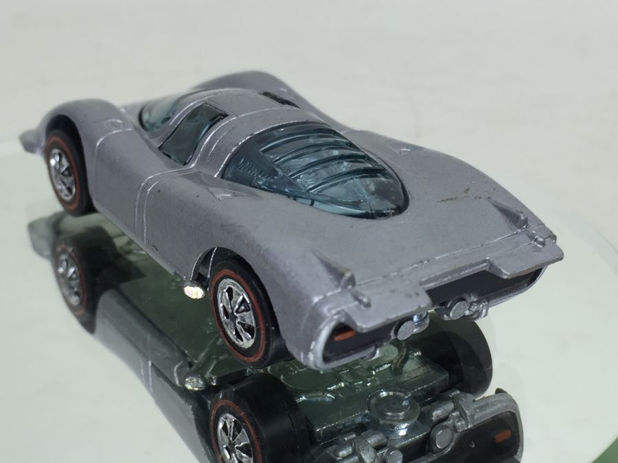 HOT WHEELS Redline 'Porsche 917' Silver Vintage 1969 Mattel USA [Photo 10]