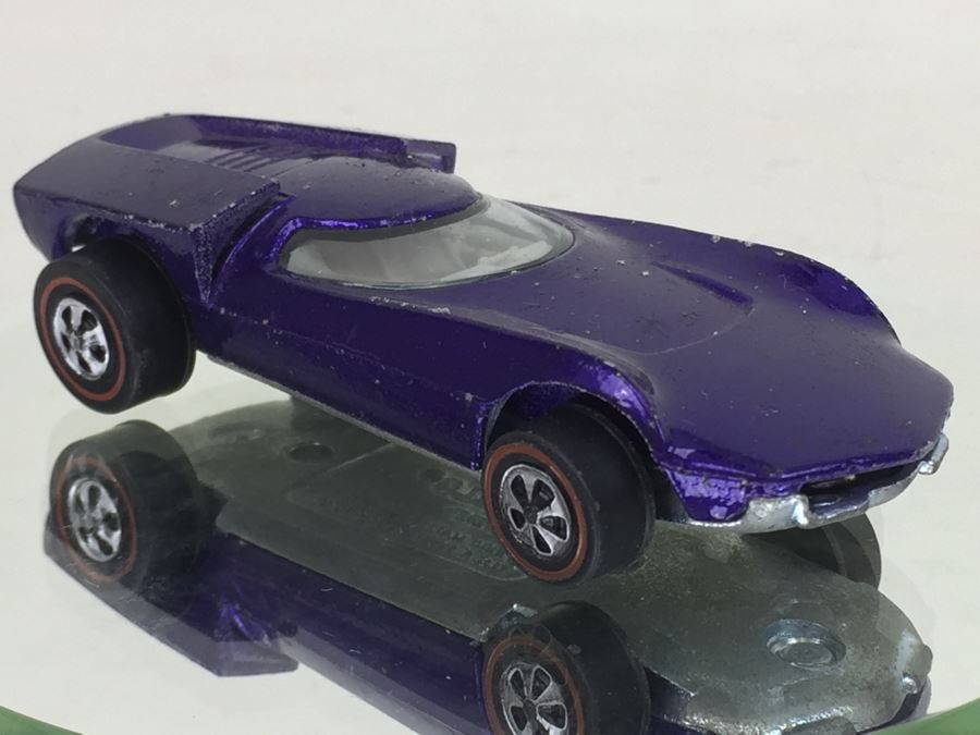 HOT WHEELS Redline 'Turbofire' Purple Vintage 1968 Mattel USA [Photo 4]