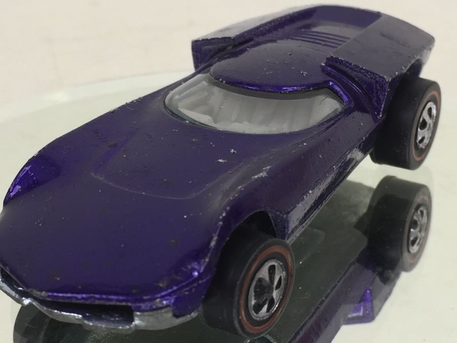 HOT WHEELS Redline 'Turbofire' Purple Vintage 1968 Mattel USA [Photo 6]