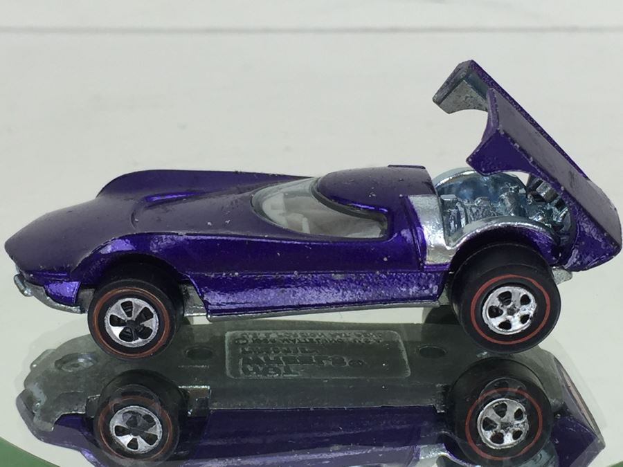 HOT WHEELS Redline 'Turbofire' Purple Vintage 1968 Mattel USA [Photo 8]