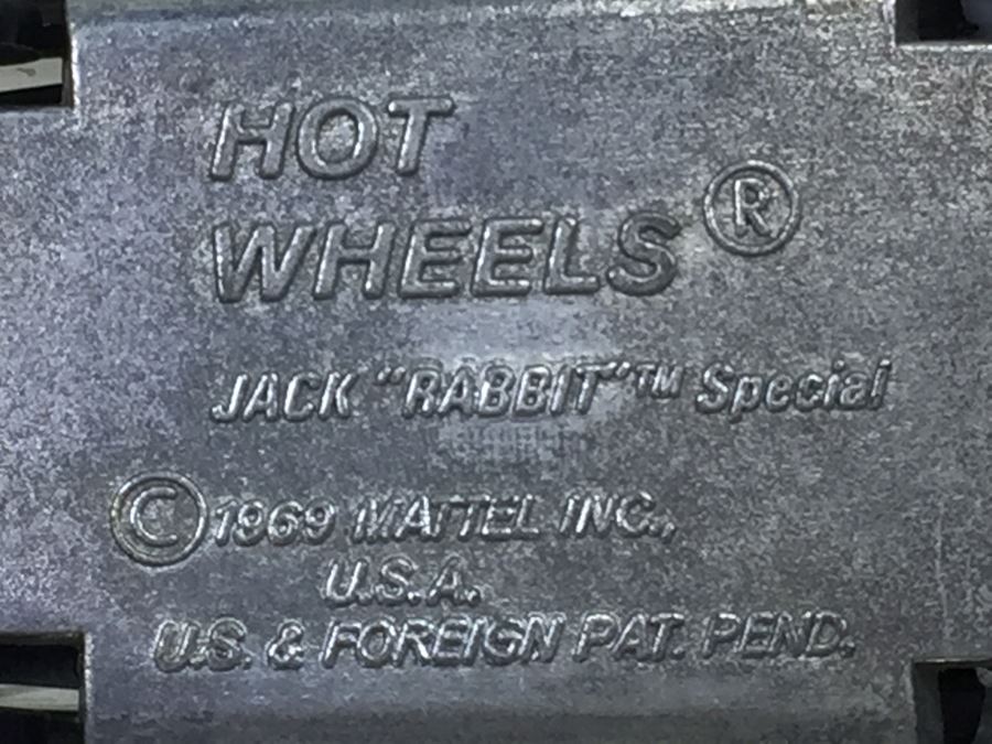 HOT WHEELS Redline 'Jack Rabbit Special' White/Blue Vintage 1969 Mattel USA [Photo 3]
