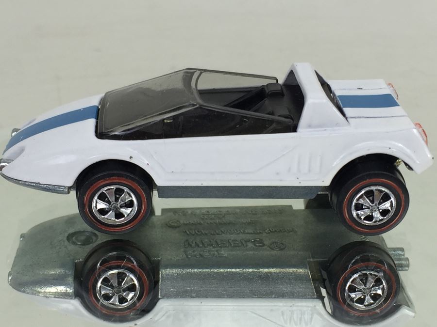 HOT WHEELS Redline 'Jack Rabbit Special' White/Blue Vintage 1969 Mattel USA [Photo 8]