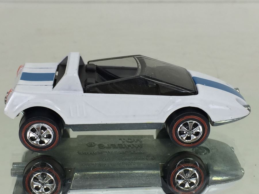 HOT WHEELS Redline 'Jack Rabbit Special' White/Blue Vintage 1969 Mattel USA [Photo 4]