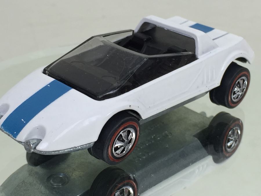 HOT WHEELS Redline 'Jack Rabbit Special' White/Blue Vintage 1969 Mattel USA [Photo 7]