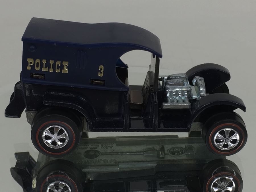 HOT WHEELS Redline 'Paddy Wagon' Navy Blue Vintage 1969 Mattel USA [Photo 4]