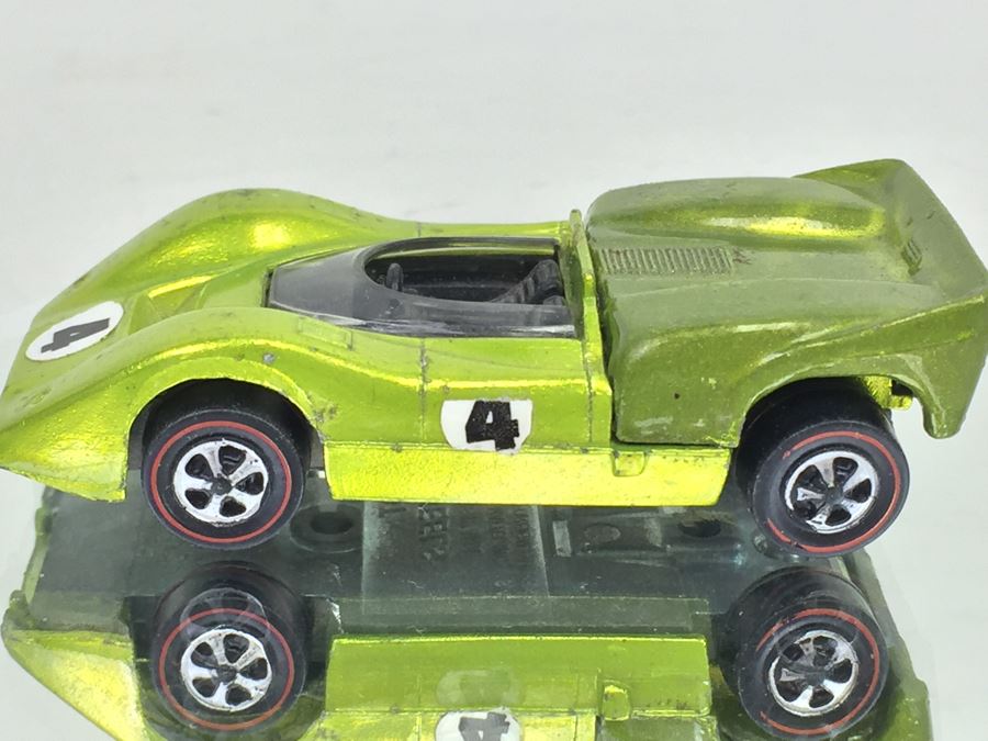 HOT WHEELS Redline 'McLaren M6A' Green Vintage 1968 Mattel USA [Photo 9]