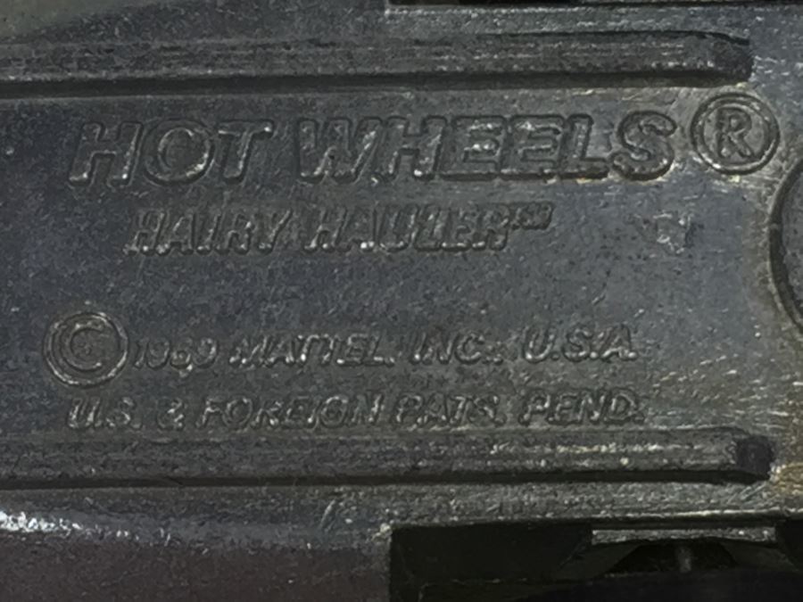 HOT WHEELS Redline 'Hairy Hauler' Green Vintage 1969 Mattel USA [Photo 3]