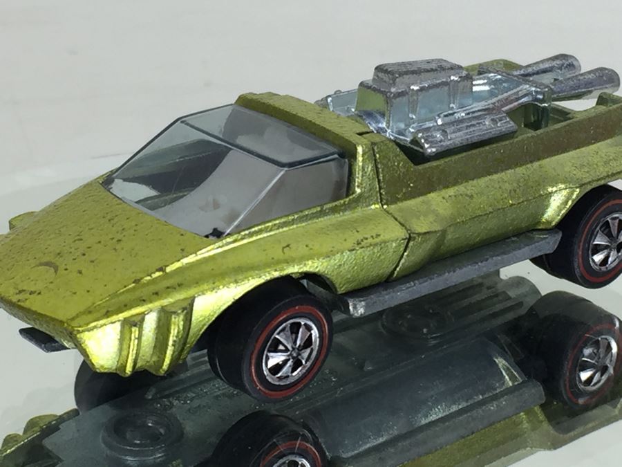 HOT WHEELS Redline 'Hairy Hauler' Green Vintage 1969 Mattel USA [Photo 6]