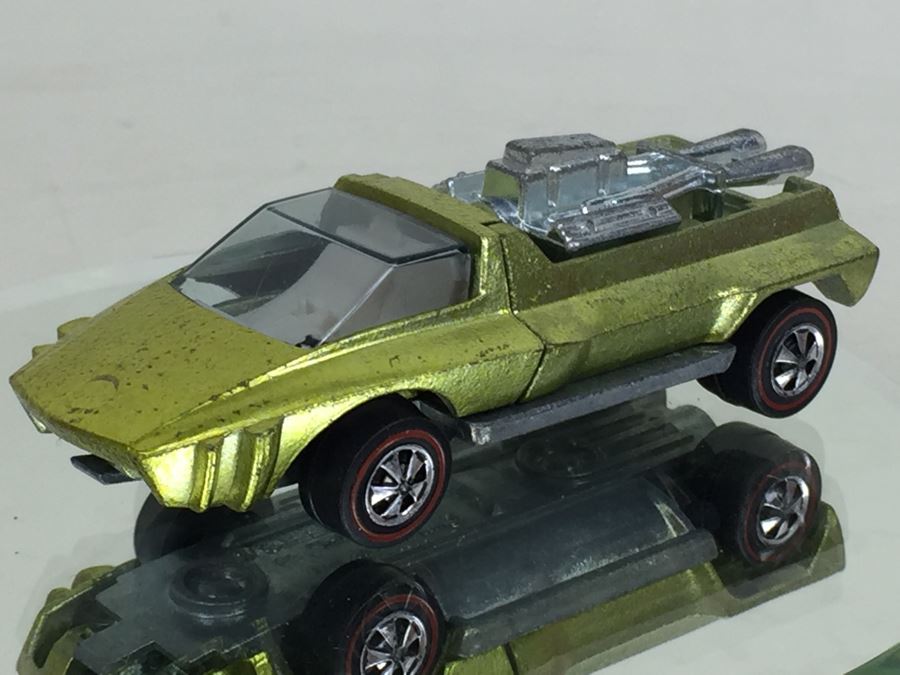 HOT WHEELS Redline 'Hairy Hauler' Green Vintage 1969 Mattel USA [Photo 7]