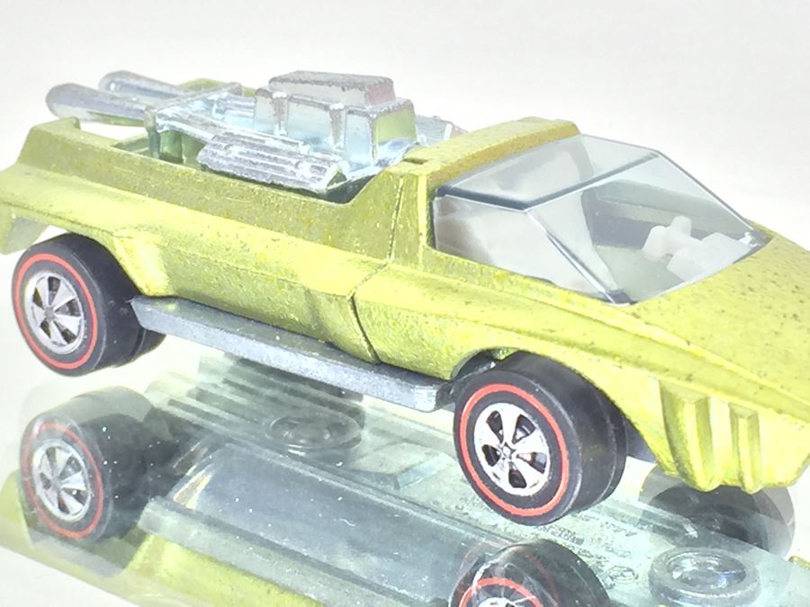 HOT WHEELS Redline 'Hairy Hauler' Green Vintage 1969 Mattel USA [Photo 4]