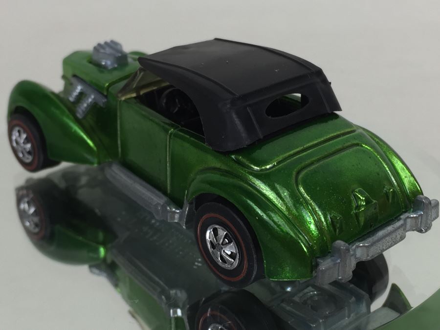 HOT WHEELS Redline 'Classic Cord' Yellow Vintage 1970 Mattel USA [Photo 12]