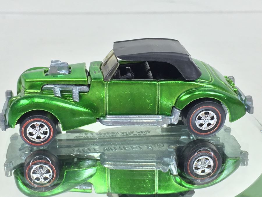 HOT WHEELS Redline 'Classic Cord' Yellow Vintage 1970 Mattel USA [Photo 11]