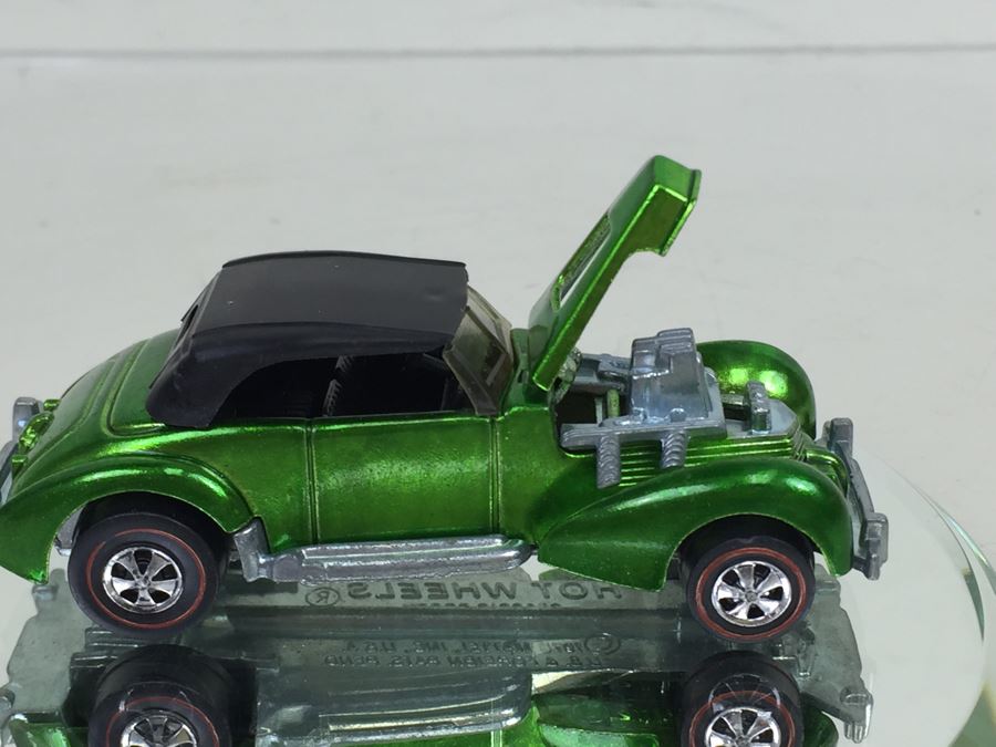 HOT WHEELS Redline 'Classic Cord' Yellow Vintage 1970 Mattel USA [Photo 4]