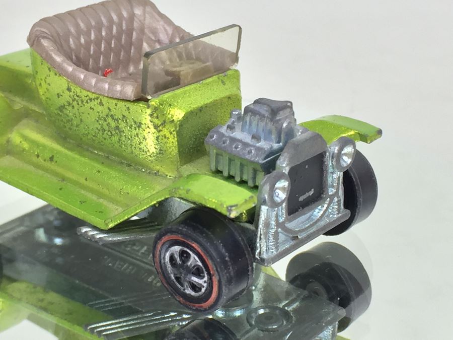 HOT WHEELS Redline 'Hot Heap' Green Vintage 1968 Mattel USA [Photo 4]