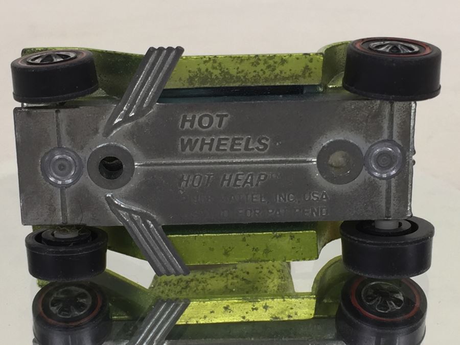 HOT WHEELS Redline 'Hot Heap' Green Vintage 1968 Mattel USA [Photo 11]