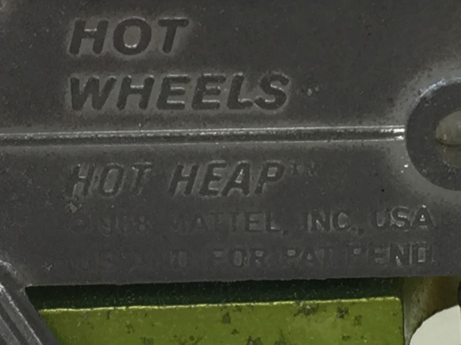 HOT WHEELS Redline 'Hot Heap' Green Vintage 1968 Mattel USA [Photo 12]