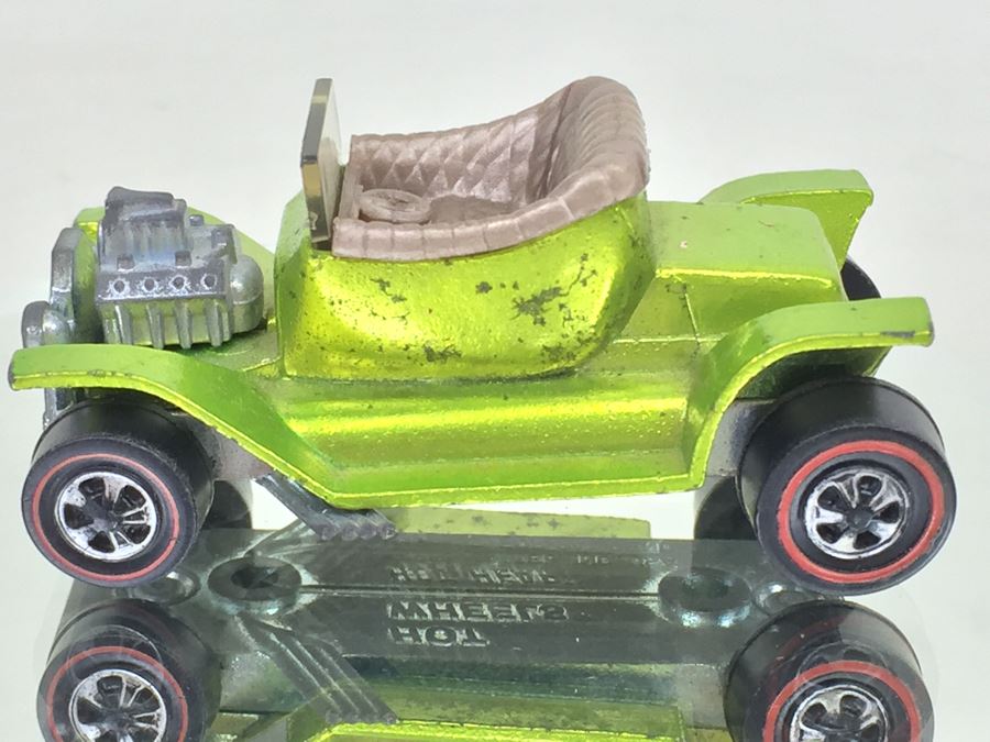 HOT WHEELS Redline 'Hot Heap' Green Vintage 1968 Mattel USA [Photo 7]