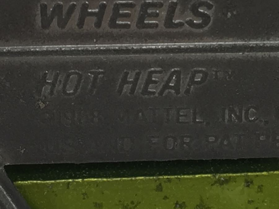 HOT WHEELS Redline 'Hot Heap' Green Vintage 1968 Mattel USA [Photo 3]