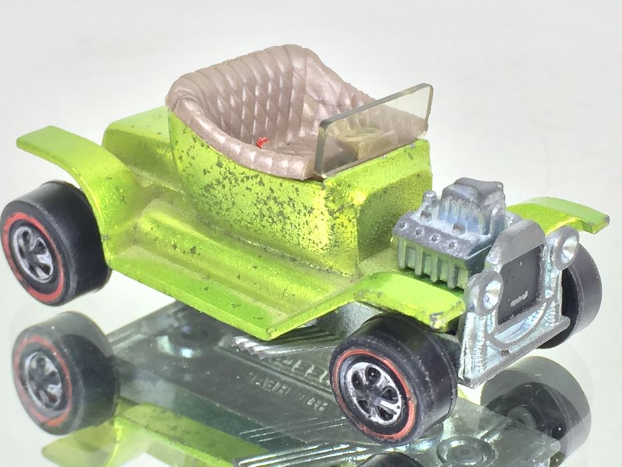 HOT WHEELS Redline 'Hot Heap' Green Vintage 1968 Mattel USA [Photo 2]