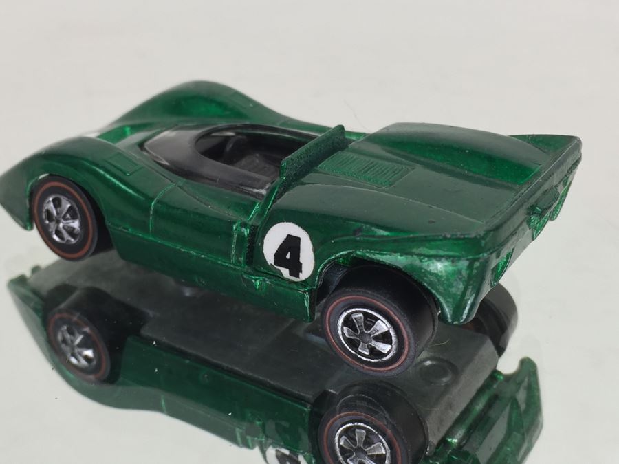 HOT WHEELS Redline 'McLaren M6A' Green Vintage 1968 Mattel USA [Photo 9]