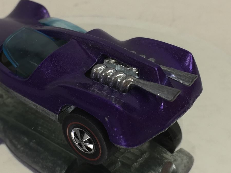 HOT WHEELS Redline 'Mantis' Purple Vintage 1969 Mattel Hong Kong [Photo 9]