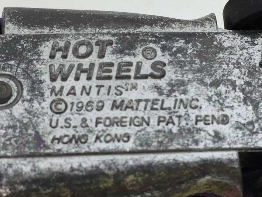 HOT WHEELS Redline 'Mantis' Purple Vintage 1969 Mattel Hong Kong [Photo 3]