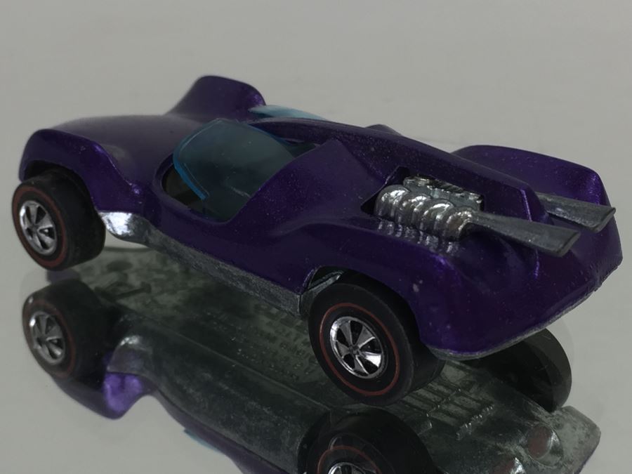 HOT WHEELS Redline 'Mantis' Purple Vintage 1969 Mattel Hong Kong [Photo 8]
