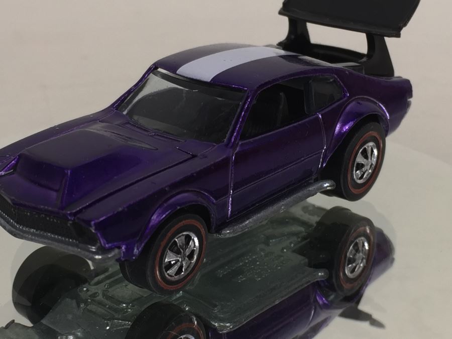 HOT WHEELS Redline 'Mighty Maverick' Purple Vintage 1969 Mattel USA [Photo 6]