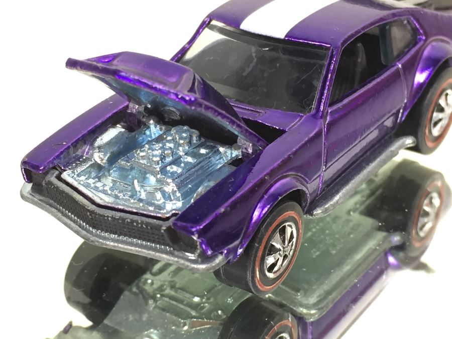 HOT WHEELS Redline 'Mighty Maverick' Purple Vintage 1969 Mattel USA [Photo 10]