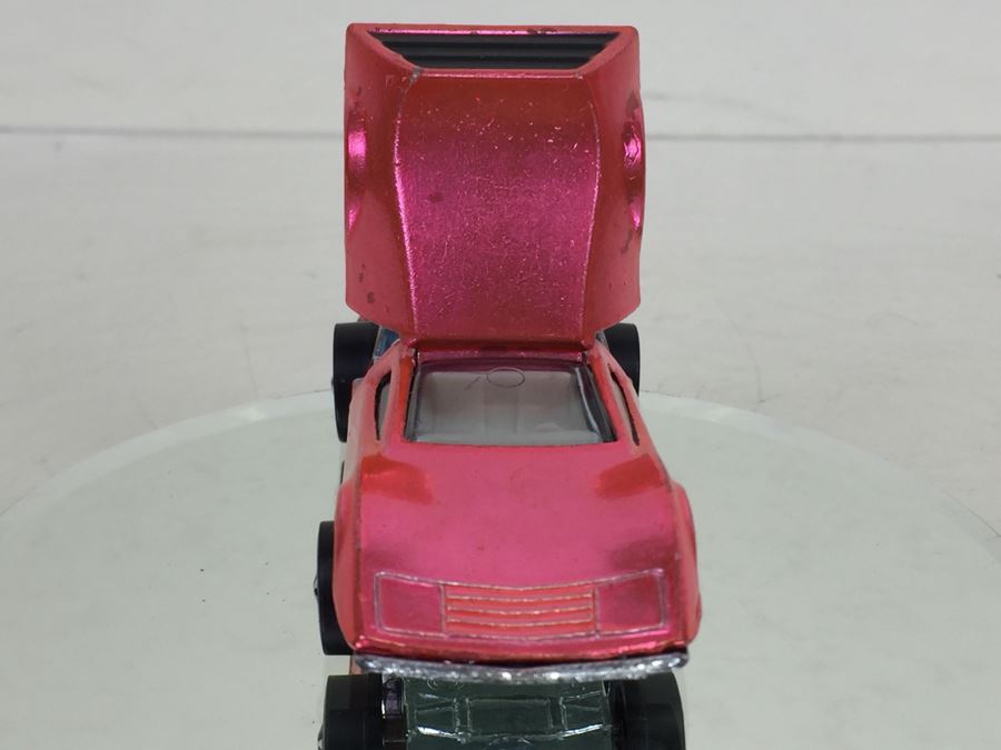 HOT WHEELS Redline 'Tri-Baby' Pink Vintage 1969 Mattel USA [Photo 4]