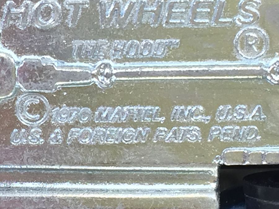 HOT WHEELS Redline 'The Hood' Blue Vintage 1970 Mattel USA [Photo 3]