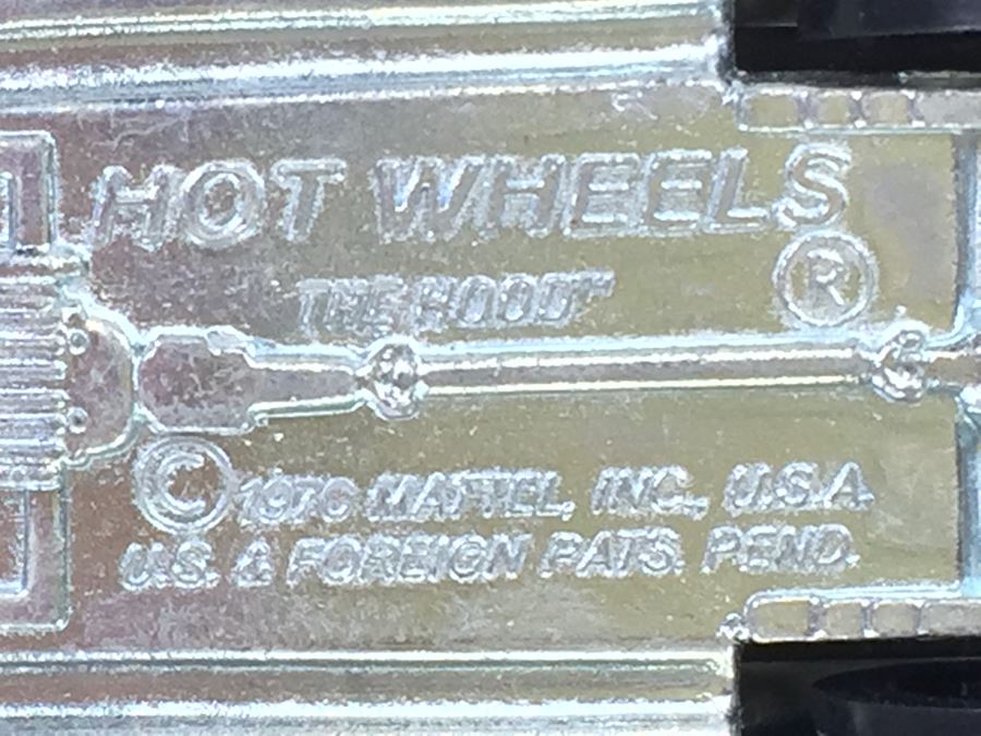 HOT WHEELS Redline 'The Hood' Blue Vintage 1970 Mattel USA [Photo 13]