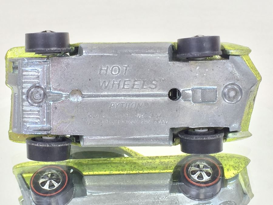 HOT WHEELS Redline 'Python' Green Vintage Mattel USA [Photo 8]