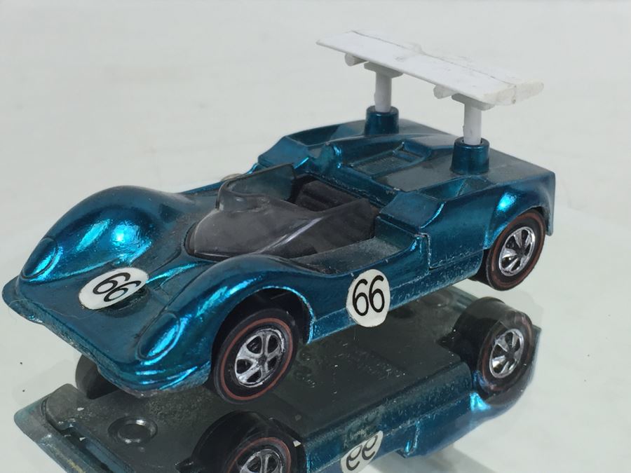 HOT WHEELS Redline 'Chaparral 2G' Blue Vintage 1968 Mattel USA [Photo 6]