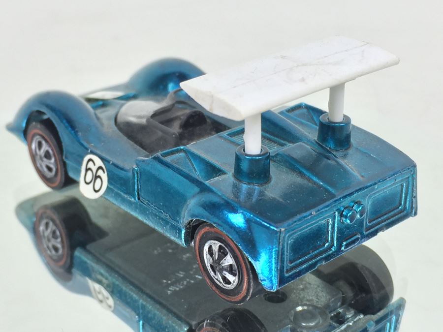 HOT WHEELS Redline 'Chaparral 2G' Blue Vintage 1968 Mattel USA [Photo 8]