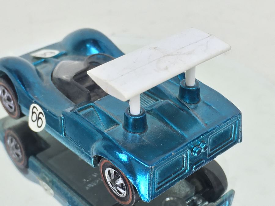 HOT WHEELS Redline 'Chaparral 2G' Blue Vintage 1968 Mattel USA [Photo 9]