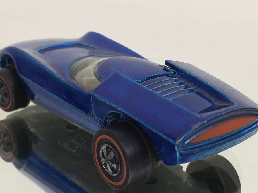 HOT WHEELS Redline 'TurboFire' blue Vintage 1968 Mattel USA [Photo 10]