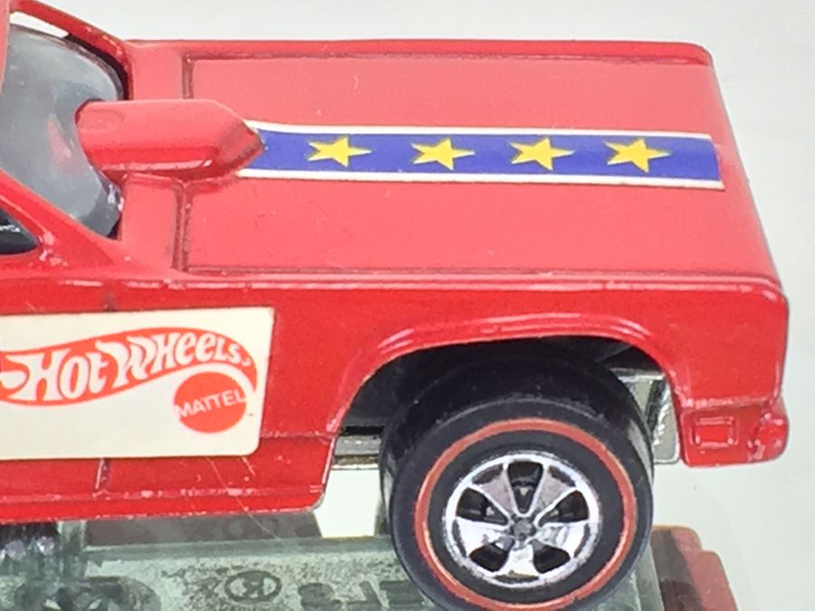 HOT WHEELS Redline 'Tom McEwen The Mongoose' Red with stickers Vintage 1969 Mattel USA [Photo 6]