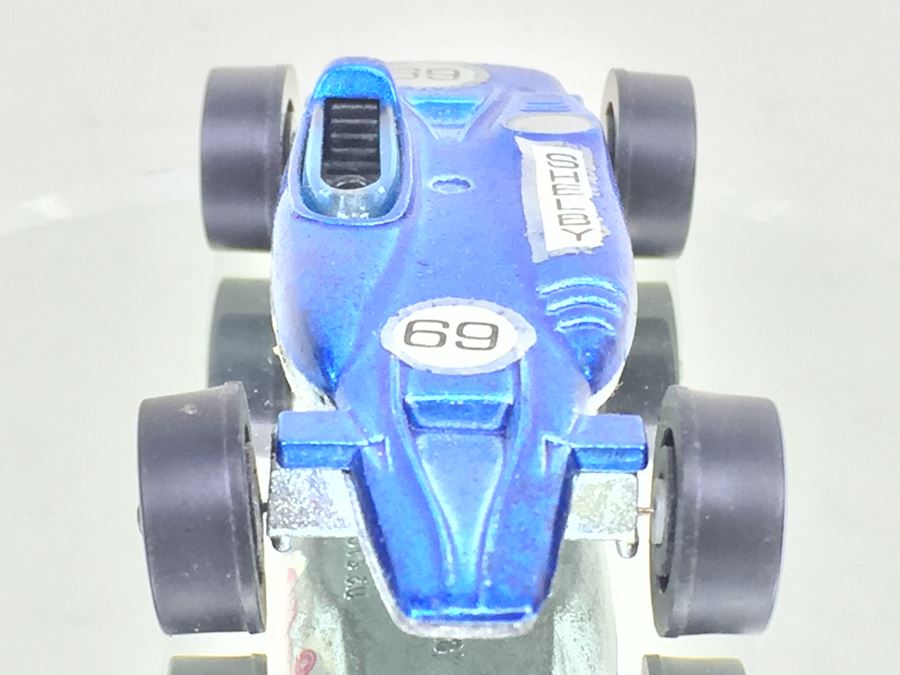 HOT WHEELS Redline 'Shelby Turbine' Blue Vintage 1969 Mattel Hong Kong [Photo 5]