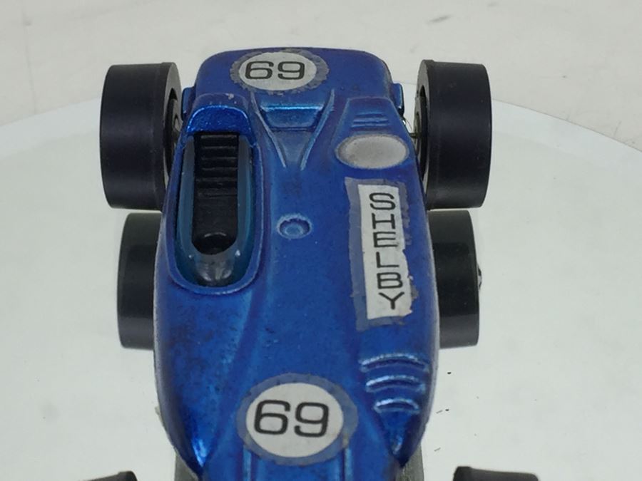 HOT WHEELS Redline 'Shelby Turbine' Blue Vintage 1969 Mattel Hong Kong [Photo 6]